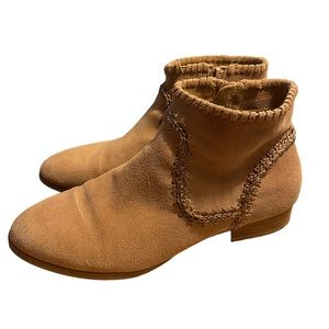 Jack Rogers Gemma Suede Tan Bootie Size 7